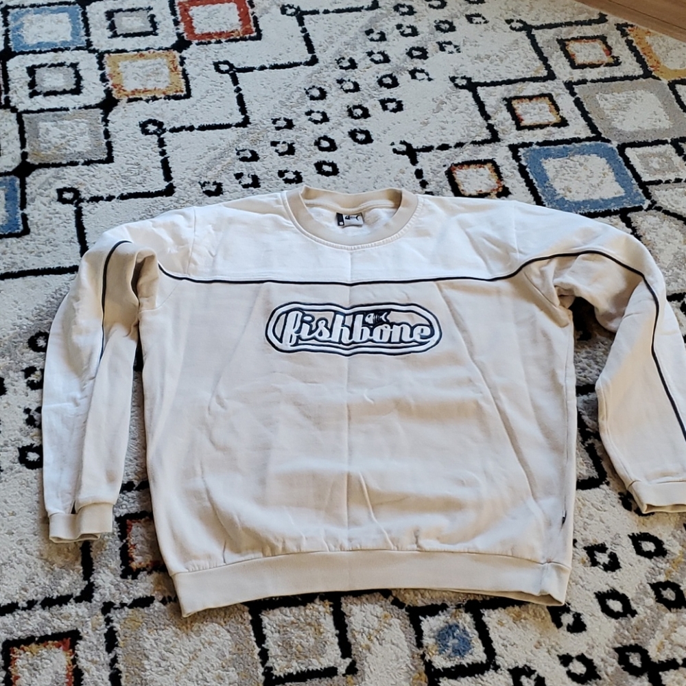 Men Fishbone sweatshirt size small